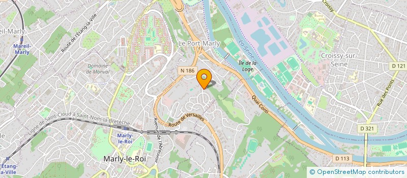 localisation de l'entreprise SYND COPRO RES VAN GOGH  LE PORT-MARLY