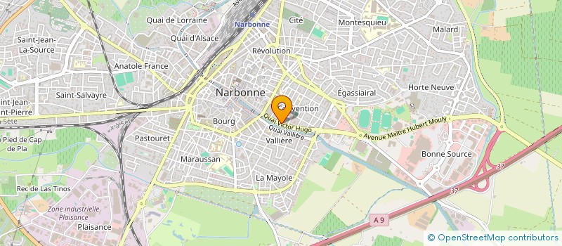 localisation de l'entreprise SYND COPRO RES VICTOR HUGO  NARBONNE