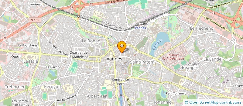 localisation de l'entreprise SYND COPRO RES VICTOR HUGO à VANNES