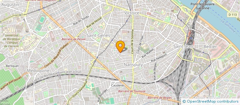 localisation de l'entreprise SYND COPRO RES VICTORIA I  BORDEAUX