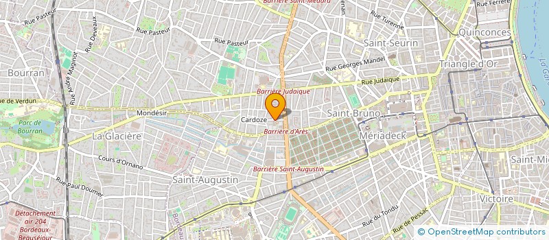 localisation de l'entreprise SYND COPRO RES WILSON  BORDEAUX