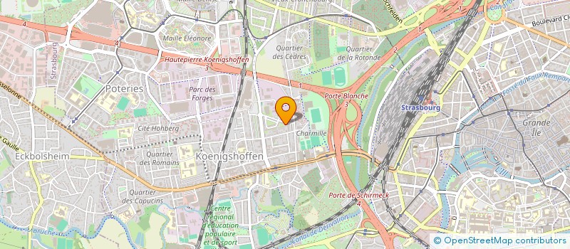 localisation de l'entreprise SYND. COPRO. RESID. LES IRIS à STRASBOURG