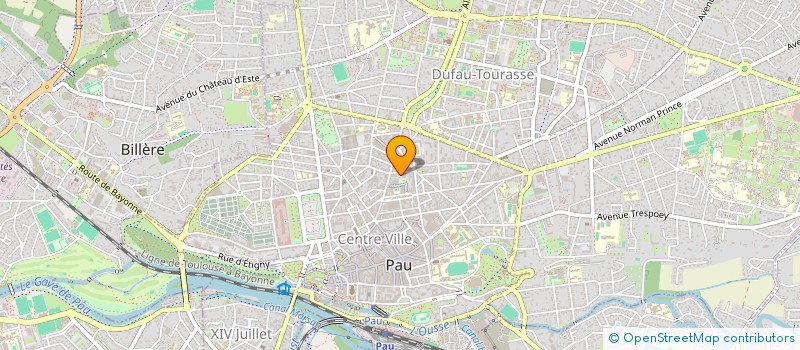 localisation de l'entreprise SYND COPRO RESIDENCE 11 RUE LACAZE à PAU