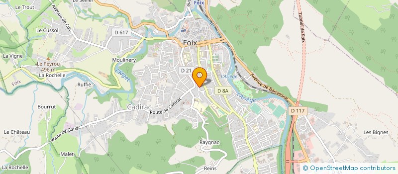 localisation de l'entreprise SYND COPRO RESIDENCE AMANDINE à FOIX