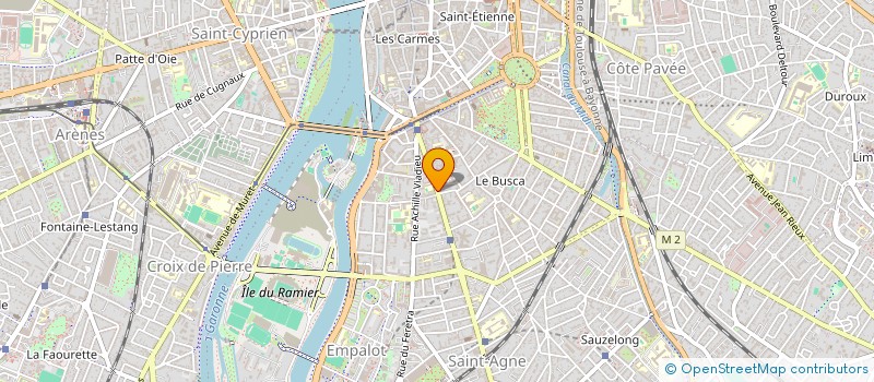 localisation de l'entreprise SYND COPRO RESIDENCE ARPEGE B à TOULOUSE