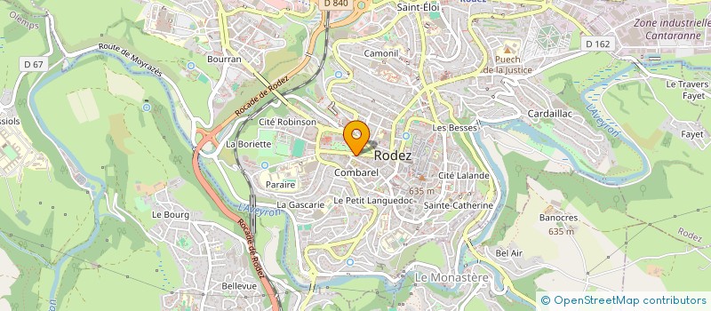 localisation de l'entreprise SYND COPRO RESIDENCE AV VICTOR HUGO  RODEZ