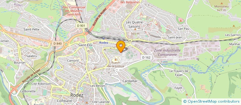 localisation de l'entreprise SYND COPRO RESIDENCE AVENUE DE PARIS  RODEZ