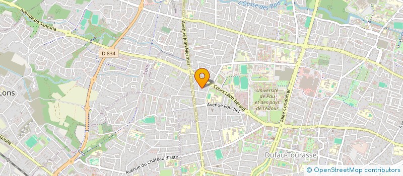 localisation de l'entreprise SYND COPRO RESIDENCE BEVERLY  PAU