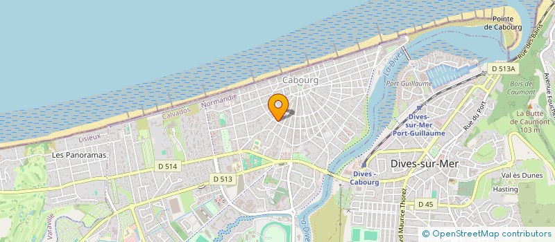 localisation de l'entreprise SYND COPRO RESIDENCE CABOURG PLAGE  CABOURG