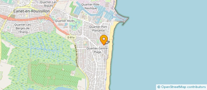 localisation de l'entreprise SYND COPRO RESIDENCE CERDAGNE  CANET-EN-ROUSSILLON