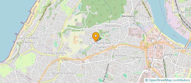 localisation de l'entreprise SYND. COPRO. RESIDENCE CHANTECLAIR  ANGLET