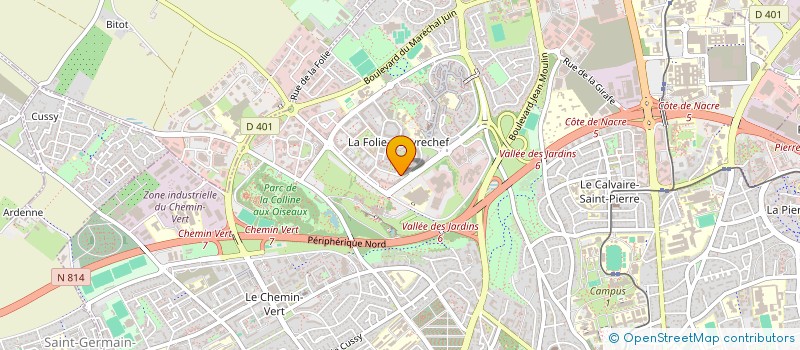 localisation de l'entreprise SYND COPRO RESIDENCE COLLINE ST MARTIN à CAEN