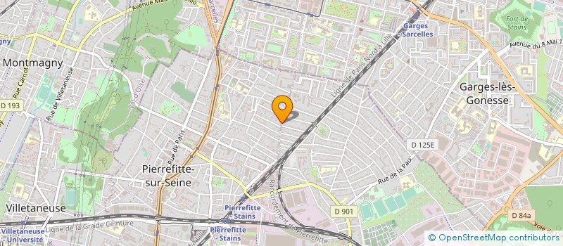 localisation de l'entreprise SYND COPRO RESIDENCE CONCORDE à PIERREFITTE-SUR-SEINE