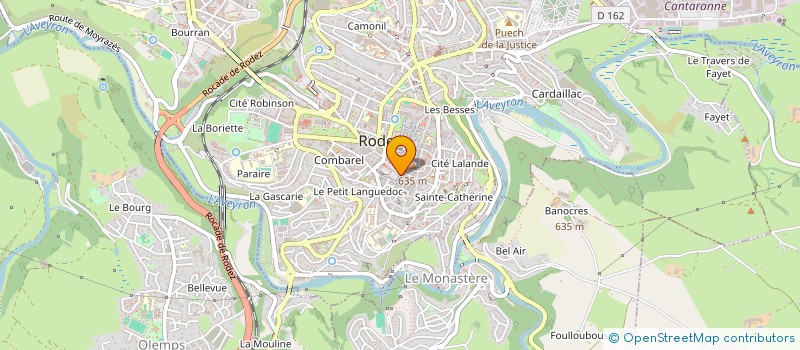 localisation de l'entreprise SYND COPRO RESIDENCE D'ARMAGNAC  RODEZ