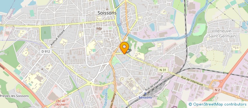 localisation de l'entreprise SYND COPRO RESIDENCE D ESTREES à SOISSONS