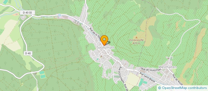 localisation de l'entreprise SYND COPRO RESIDENCE DE L'HOTEL DE VILLE  SOULTZMATT