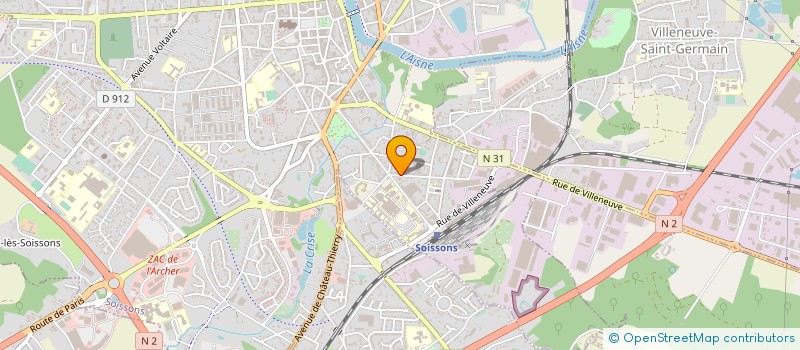 localisation de l'entreprise SYND COPRO RESIDENCE DE LA TERRIERE à SOISSONS