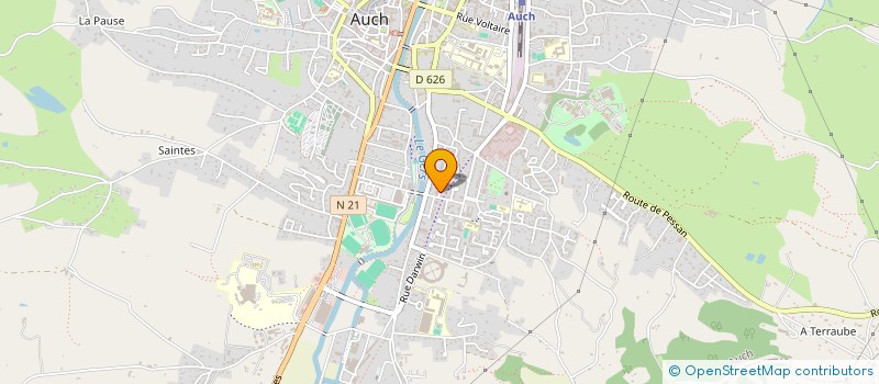 localisation de l'entreprise SYND COPRO RESIDENCE DES CIGOGNES  AUCH