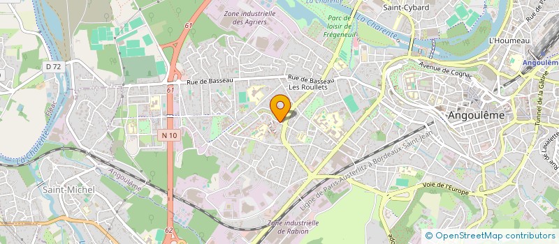 localisation de l'entreprise SYND COPRO RESIDENCE DES ESSARTS à ANGOULEME