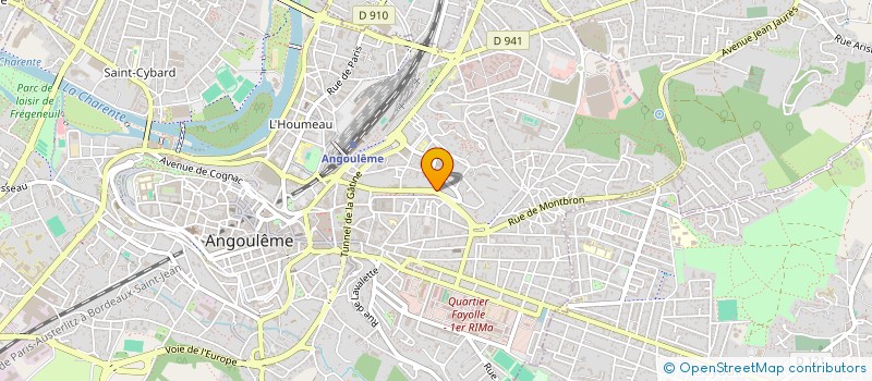 localisation de l'entreprise SYND COPRO RESIDENCE DES MARONNIERS à ANGOULEME