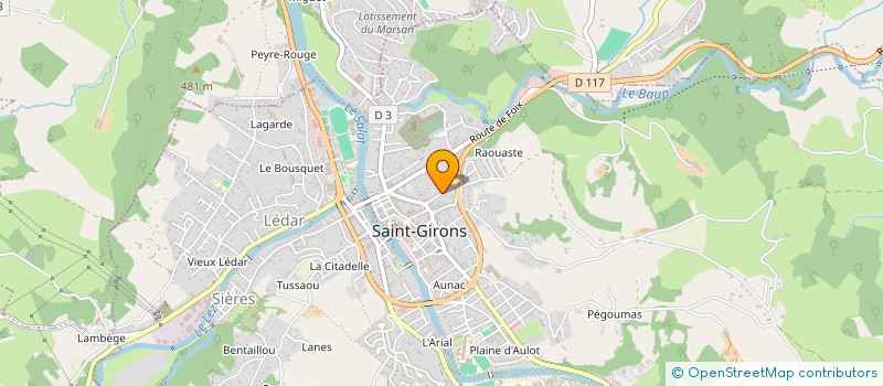 localisation de l'entreprise SYND COPRO RESIDENCE DES REMPARTS à SAINT-GIRONS