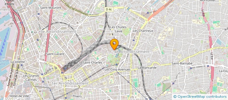 localisation de l'entreprise SYND COPRO RESIDENCE DU JARDIN à MARSEILLE