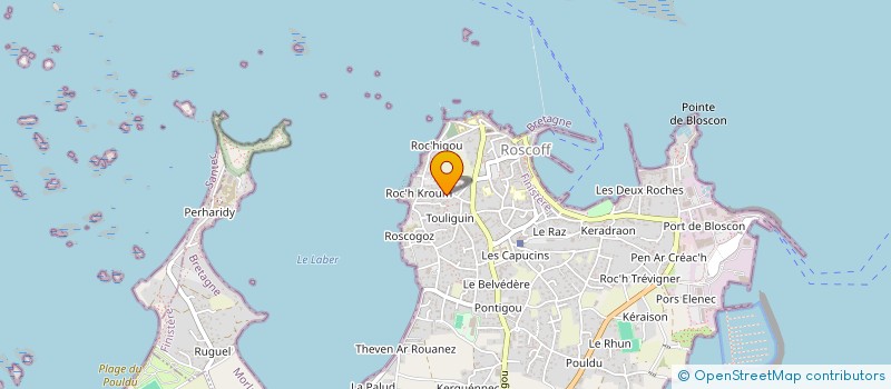 localisation de l'entreprise SYND COPRO RESIDENCE DU LARGE  ROSCOFF