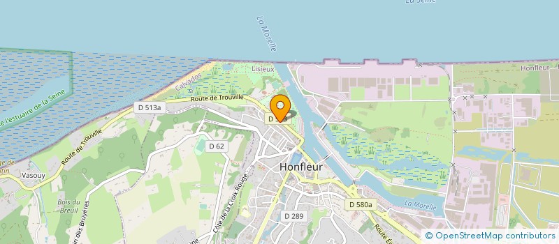 localisation de l'entreprise SYND COPRO RESIDENCE DU LEVANT  HONFLEUR