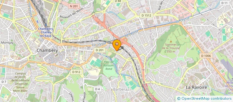 localisation de l'entreprise SYND COPRO RESIDENCE DU PARC  BARBERAZ