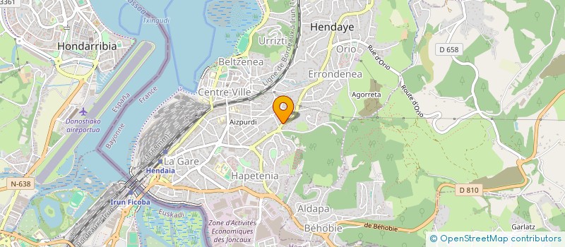 localisation de l'entreprise SYND COPRO RESIDENCE ENDAI GORETAN  HENDAYE