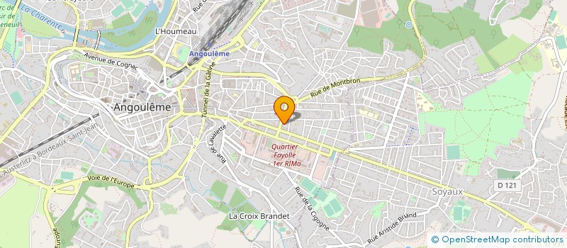 localisation de l'entreprise SYND COPRO RESIDENCE EPI D'OR à ANGOULEME