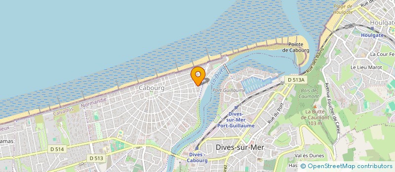 localisation de l'entreprise SYND COPRO RESIDENCE EURYDICE  CABOURG