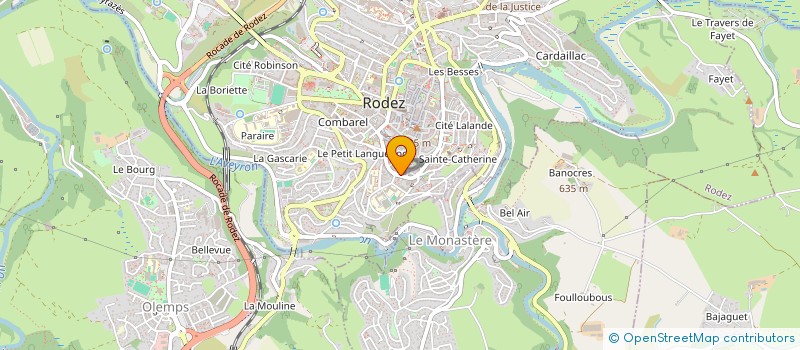 localisation de l'entreprise SYND COPRO RESIDENCE FRANCOIS FABIE  RODEZ