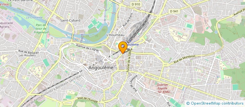 localisation de l'entreprise SYND COPRO RESIDENCE GAMBETTA à ANGOULEME