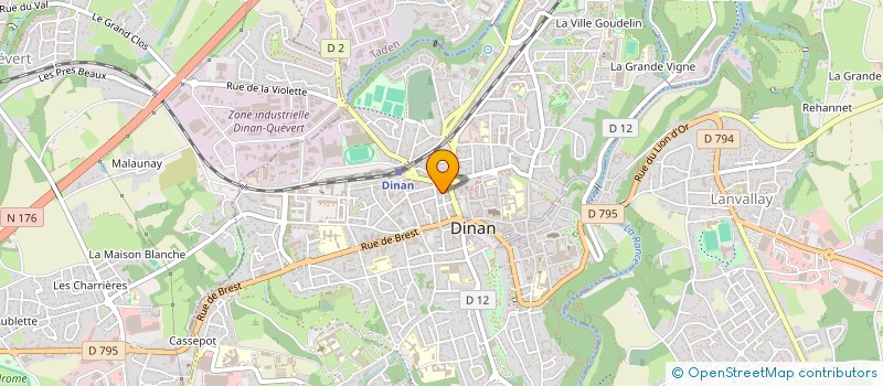 localisation de l'entreprise SYND COPRO RESIDENCE GRANDS JARDINS  DINAN