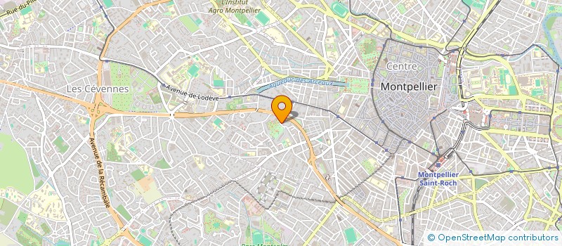 localisation de l'entreprise SYND COPRO RESIDENCE GUIRLANDE C à MONTPELLIER