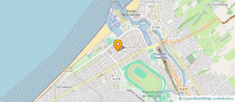 localisation de l'entreprise SYND COPRO RESIDENCE HOCHE LECLERC  DEAUVILLE