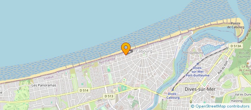 localisation de l'entreprise SYND COPRO RESIDENCE ISABELLE  CABOURG