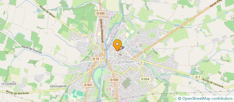 localisation de l'entreprise SYND COPRO RESIDENCE JULES FERRY  CONDOM