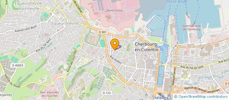 localisation de l'entreprise SYND COPRO RESIDENCE LA BUCAILLE  CHERBOURG-EN-COTENTIN