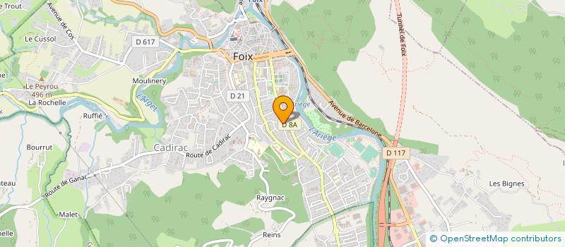 localisation de l'entreprise SYND COPRO RESIDENCE LA COUATE à FOIX