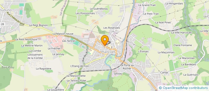 localisation de l'entreprise SYND COPRO RESIDENCE LA COURBERIE  PLANCOET