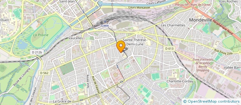 localisation de l'entreprise SYND COPRO RESIDENCE LA DAGUENIERE  CAEN