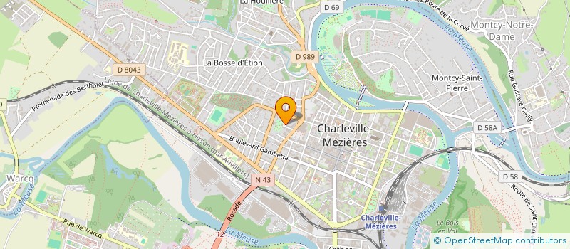 localisation de l'entreprise SYND COPRO RESIDENCE LA TOURELLE  CHARLEVILLE-MEZIERES