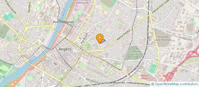 localisation de l'entreprise SYND COPRO RESIDENCE LARDIN DE MUSSET à ANGERS