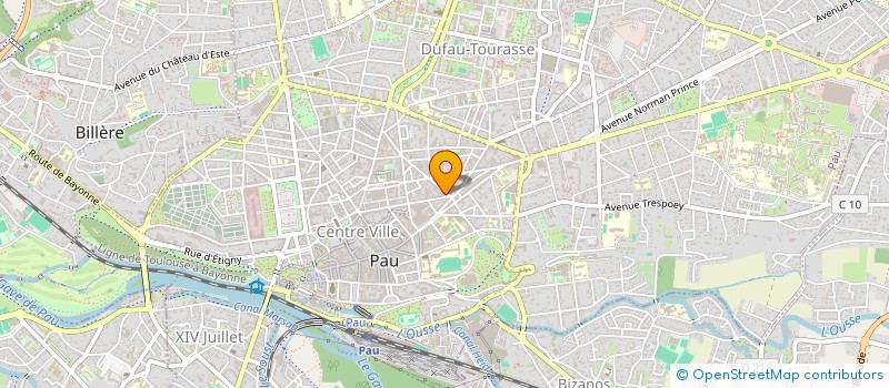 localisation de l'entreprise SYND COPRO RESIDENCE LE BREMONTIER à PAU