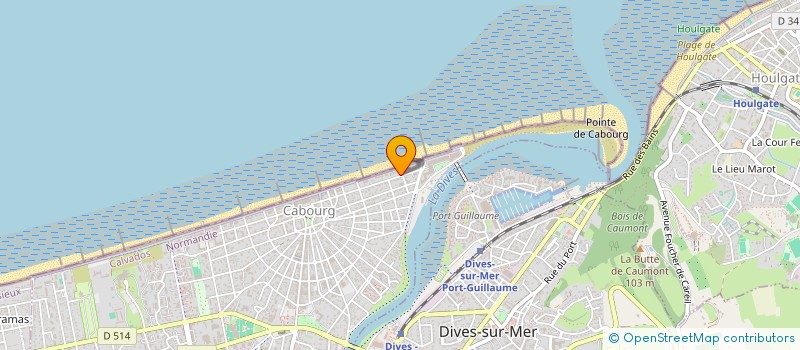 localisation de l'entreprise SYND COPRO RESIDENCE LE CAPRICORNE  CABOURG