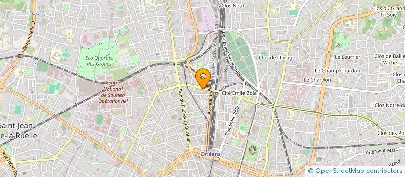 localisation de l'entreprise SYND COPRO RESIDENCE LE CLOS CHAMPLAIN à ORLEANS