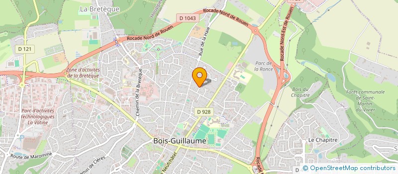 localisation de l'entreprise SYND COPRO RESIDENCE LE FLOREAL à BOIS-GUILLAUME