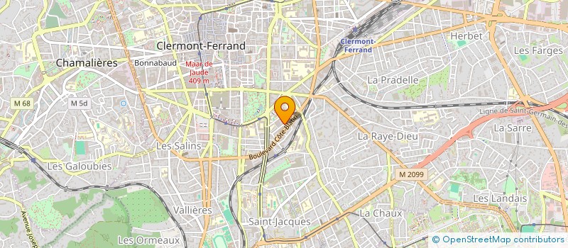 localisation de l'entreprise SYND COPRO RESIDENCE LE PALAIS GERGOVIA  CLERMONT-FERRAND